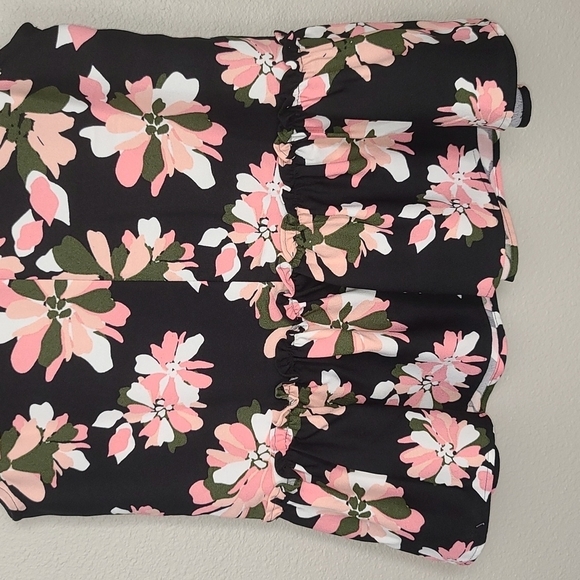 J by Jason Wu NWOT Floral Crepe Satin Peplum Top - Picture 8 of 10